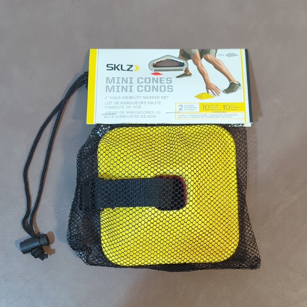 Sklz Mini Cones High Visibility Marker Set Implus Footcare New In Package Red